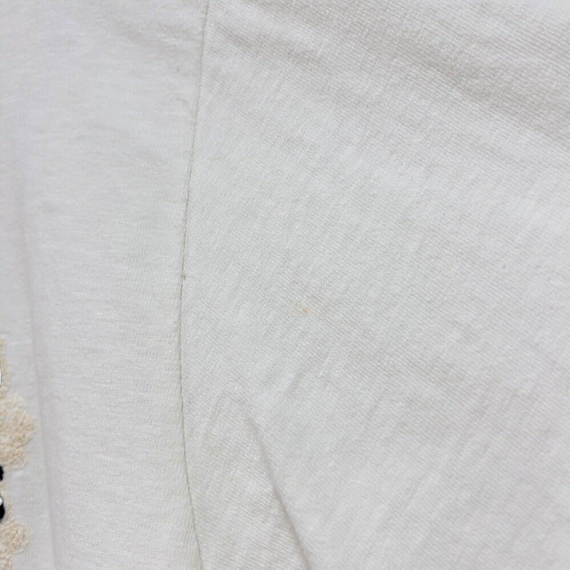 クリスチャン・ディオール Christian Dior ×DENIM TEARS　ロゴ　刺繍Tシャツ 393J696I0849 ホワイト コットン メンズ 半袖Ｔシャツ