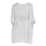 クリスチャン・ディオール Christian Dior ×DENIM TEARS　ロゴ　刺繍Tシャツ 393J696I0849 ホワイト コットン メンズ 半袖Ｔシャツ