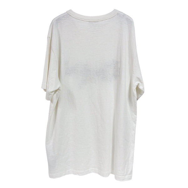 クリスチャン・ディオール Christian Dior ×DENIM TEARS　ロゴ　刺繍Tシャツ 393J696I0849 ホワイト コットン メンズ 半袖Ｔシャツ