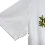 クリスチャン・ディオール Christian Dior ×DENIM TEARS　ロゴ　刺繍Tシャツ 393J696I0849 ホワイト コットン メンズ 半袖Ｔシャツ