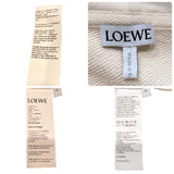 ロエベ LOEWE アナグラムレザーパッチスウェットパーカー H526Y25X23 クリーム コットン メンズ パーカー