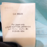 ルイ・ヴィトン LOUIS VUITTON シグネチャーロゴ半袖シャツ 23AW HPS53W ブルー コットン メンズ 半袖シャツ