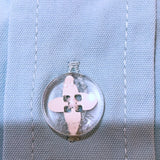 ルイ・ヴィトン LOUIS VUITTON シグネチャーロゴ半袖シャツ 23AW HPS53W ブルー コットン メンズ 半袖シャツ