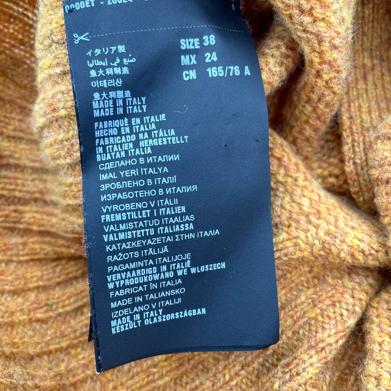 プラダ PRADA ニットカーディガン イエロー ウール レディース セーター