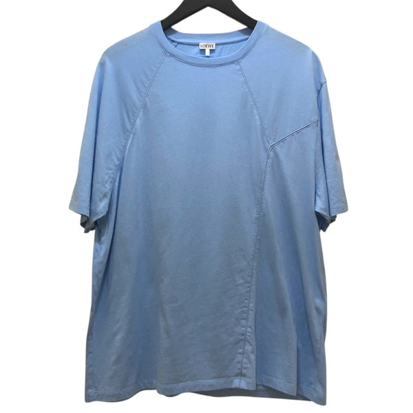 ロエベ LOEWE パズルデザインTシャツ H526Y22J67 ブルー コットン メンズ 半袖Ｔシャツ