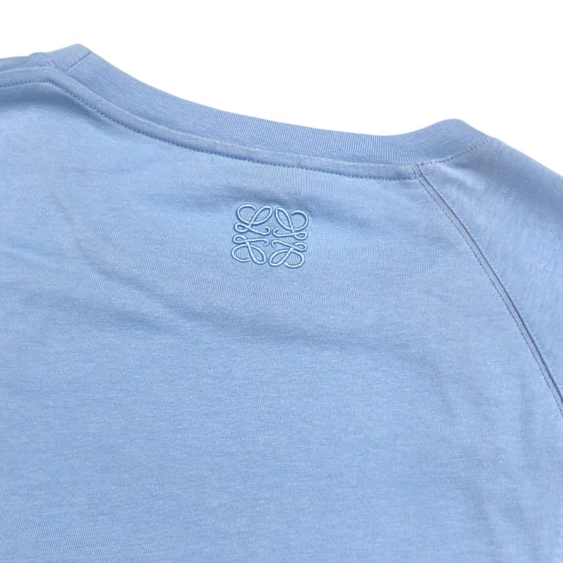 ロエベ LOEWE パズルデザインTシャツ H526Y22J67 ブルー コットン メンズ 半袖Ｔシャツ