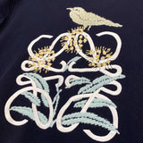 ロエベ LOEWE アナグラムロゴ刺繍スウェットシャツ H800Y24X05 ブラック コットン メンズ スウェット