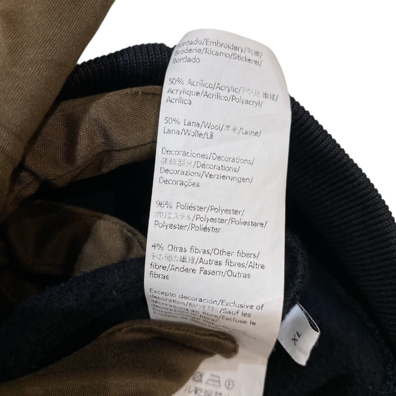 ロエベ LOEWE アナグラムロゴ刺繍スウェットシャツ H800Y24X05 ブラック コットン メンズ スウェット