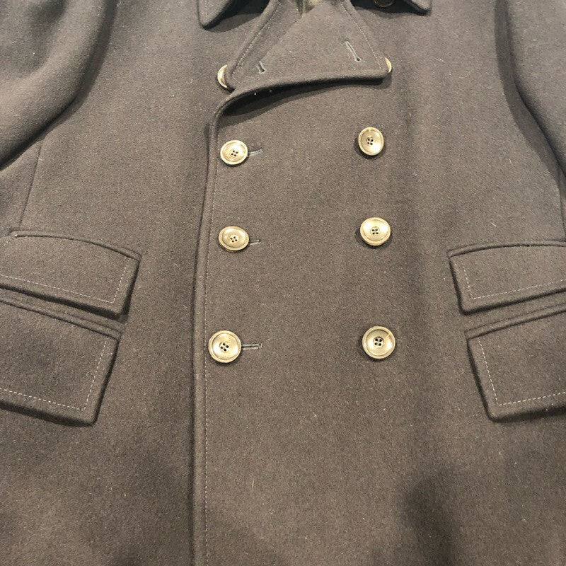 グッチ GUCCI ダブルPコート 4823F0 ネイビー ウール メンズ ピーコート