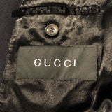 グッチ GUCCI ダブルPコート 4823F0 ネイビー ウール メンズ ピーコート