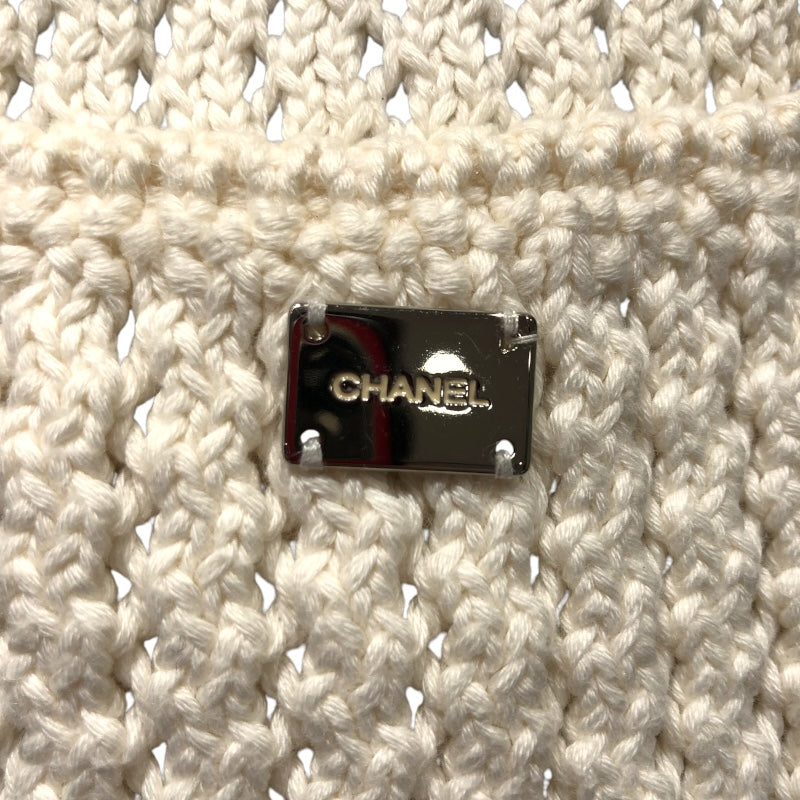 シャネル CHANEL クロシェニットジャケット P21109 クリーム コットン レディース その他アウター