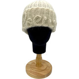 ロエベ LOEWE ロゴニットキャップ アイボリー モヘヤ レディース その他ファッション雑貨