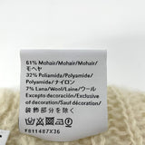 ロエベ LOEWE ロゴニットキャップ アイボリー モヘヤ レディース その他ファッション雑貨