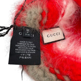 グッチ GUCCI ニットベレー帽 429845 レッド アンゴラ レディース その他ファッション雑貨