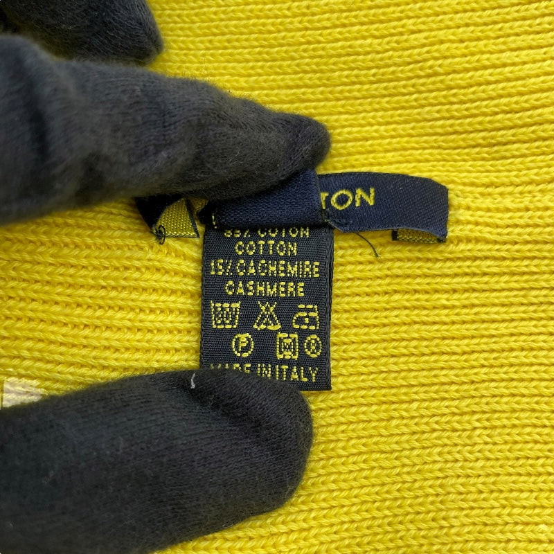 ルイ・ヴィトン LOUIS VUITTON LVカップロゴニットキャップ イエロー コットン ユニセックス その他ファッション雑貨