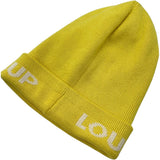 ルイ・ヴィトン LOUIS VUITTON LVカップロゴニットキャップ イエロー コットン ユニセックス その他ファッション雑貨