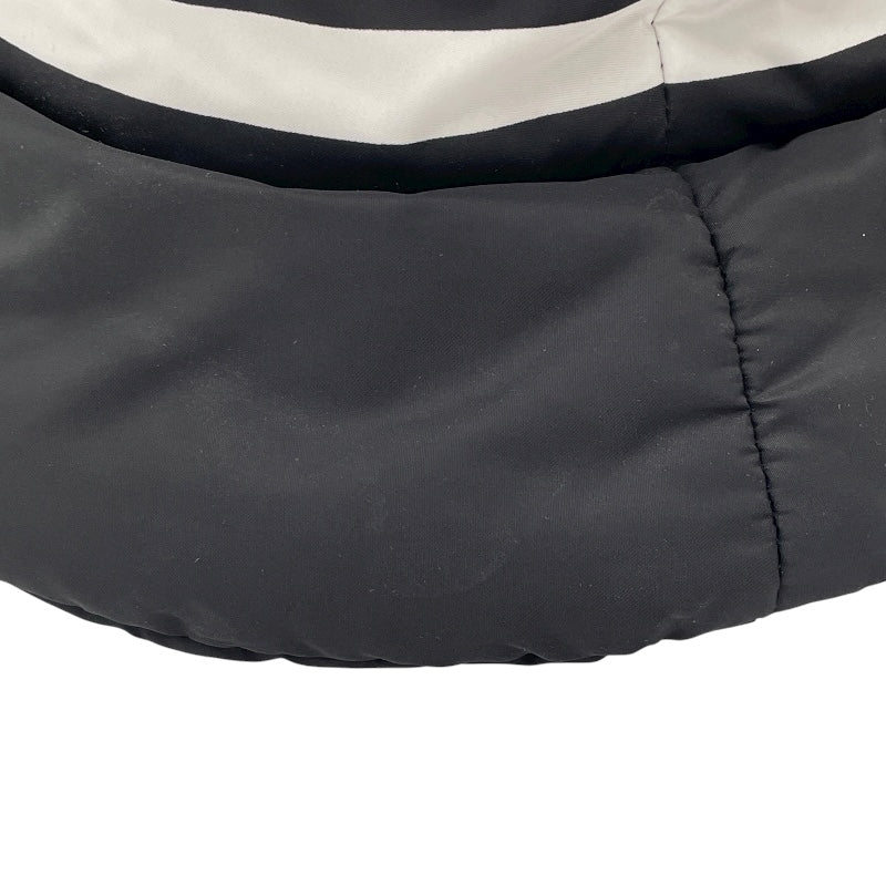 プラダ PRADA ロゴプリントボリュームバケットハット 1HC248 ブラック ナイロン ユニセックス その他ファッション雑貨