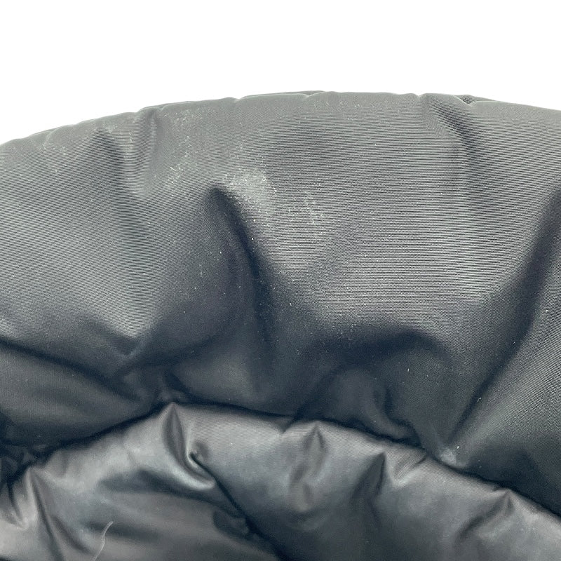 プラダ PRADA ロゴプリントボリュームバケットハット 1HC248 ブラック ナイロン ユニセックス その他ファッション雑貨