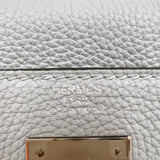 エルメス HERMES ケリー28 内縫い W刻印　(2024年製) ブルーグライシエ シルバー金具 トゴ レディース ショルダーバッグ