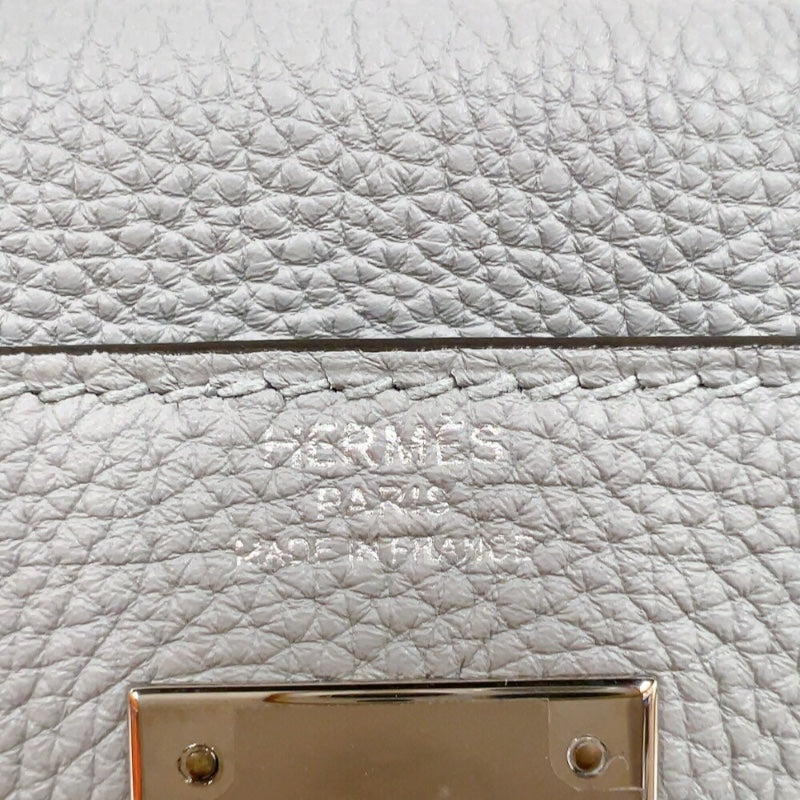 エルメス HERMES ケリー28 内縫い W刻印　(2024年製) ブルーグライシエ シルバー金具 トゴ レディース ショルダーバッグ