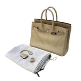 エルメス HERMES バーキン25 □M刻 パルシュマン/SV金具 トゴ レディース ハンドバッグ