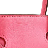 エルメス HERMES バーキン25 A刻印（2017年製) ローズアザレ　シルバー金具 スイフト レディース ハンドバッグ