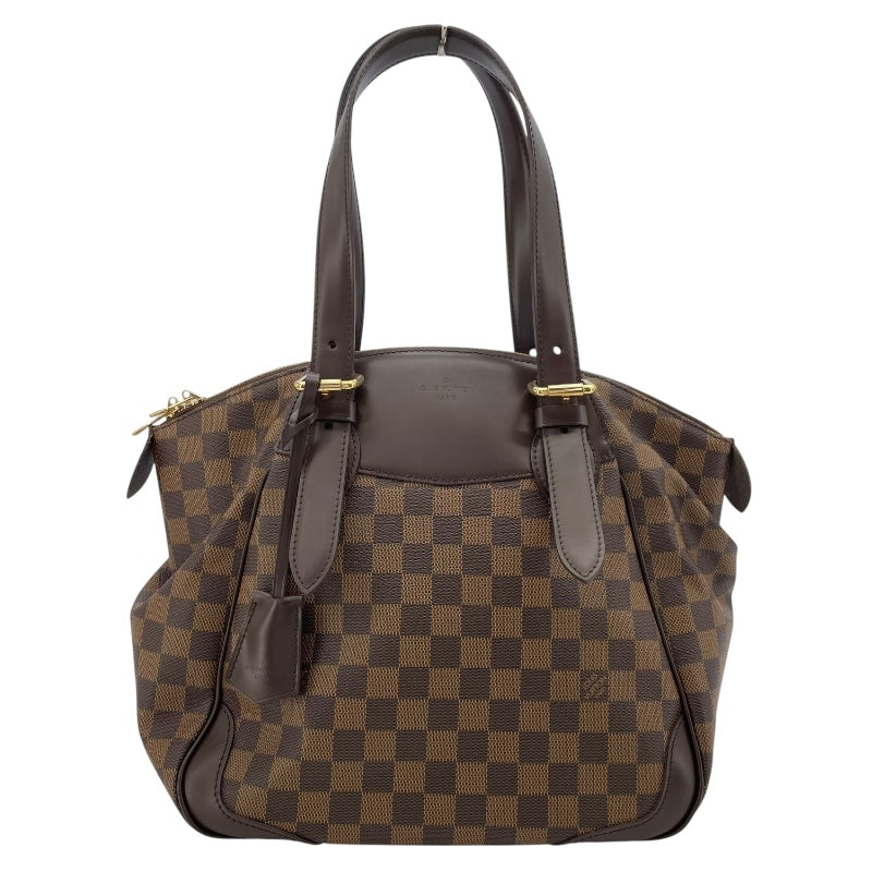 ルイ・ヴィトン LOUIS VUITTON ヴェローナMM N41118 ブラウン ダミエ・エベヌ レディース ショルダーバッグ