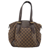 ルイ・ヴィトン LOUIS VUITTON ヴェローナMM N41118 ブラウン ダミエ・エベヌ レディース ショルダーバッグ