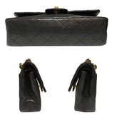 シャネル CHANEL マトラッセ23 A01113 ブラック　ゴールド金具 ラムスキン レディース ショルダーバッグ