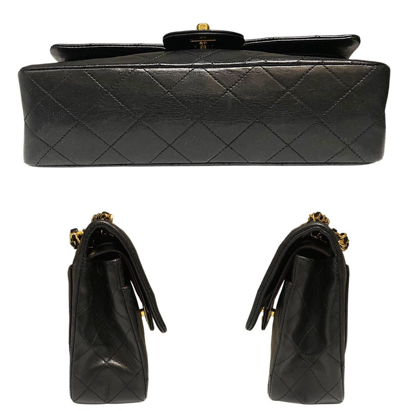 シャネル CHANEL マトラッセ23 A01113 ブラック　ゴールド金具 ラムスキン レディース ショルダーバッグ