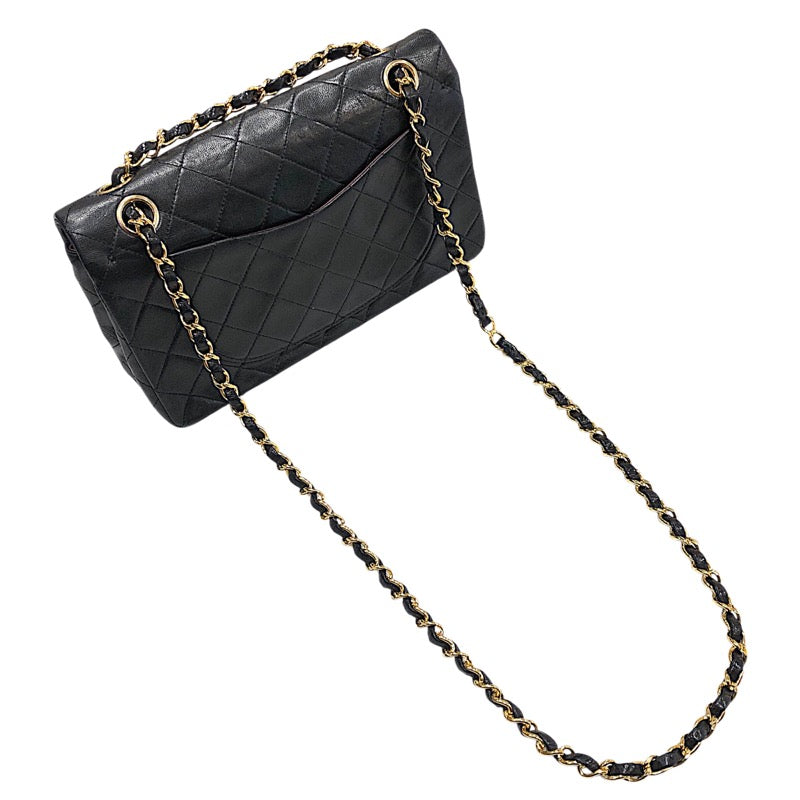 シャネル CHANEL マトラッセ23 A01113 ブラック　ゴールド金具 ラムスキン レディース ショルダーバッグ