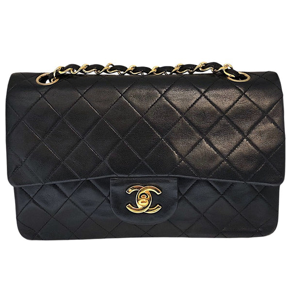 シャネル CHANEL マトラッセ23 A01113 ブラック　ゴールド金具 ラムスキン レディース ショルダーバッグ
