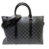 ルイ・ヴィトン LOUIS VUITTON アントンブリーフケース N40024 ブラック　シルバー金具 ダミエ・グラフィット メンズ ハンドバッグ