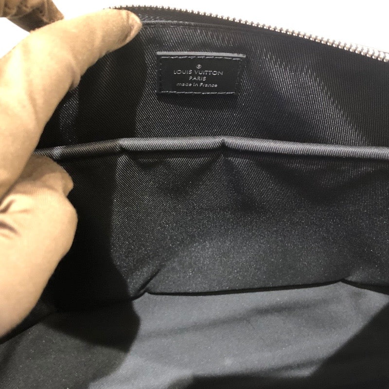 ルイ・ヴィトン LOUIS VUITTON アントンブリーフケース N40024 ブラック　シルバー金具 ダミエ・グラフィット メンズ ハンドバッグ
