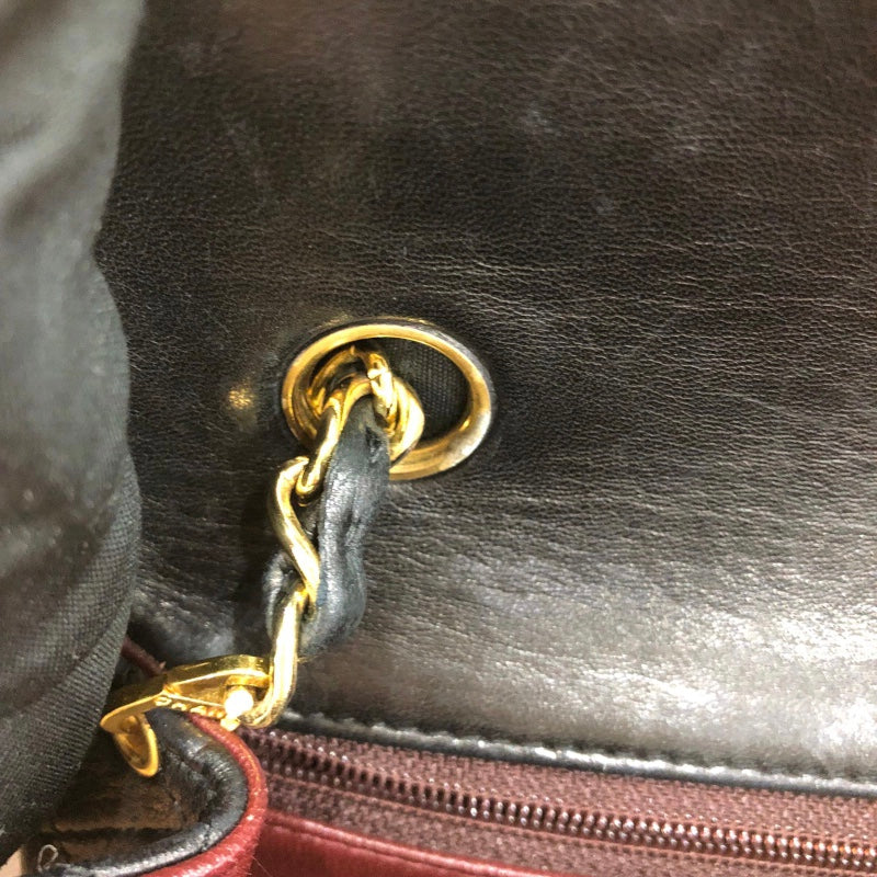 シャネル CHANEL マトラッセチェーンショルダーバッグ ブラック　ゴールド金具 ラムスキン レディース ショルダーバッグ