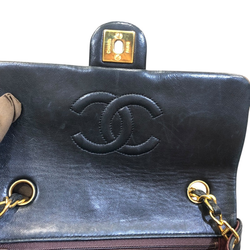 シャネル CHANEL マトラッセ20 A01163 ブラック　GD金具 ラム レディース ショルダーバッグ