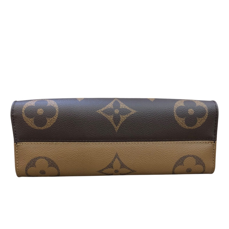 ルイ・ヴィトン LOUIS VUITTON オンザゴー EW M46653 ブラウン GD金具