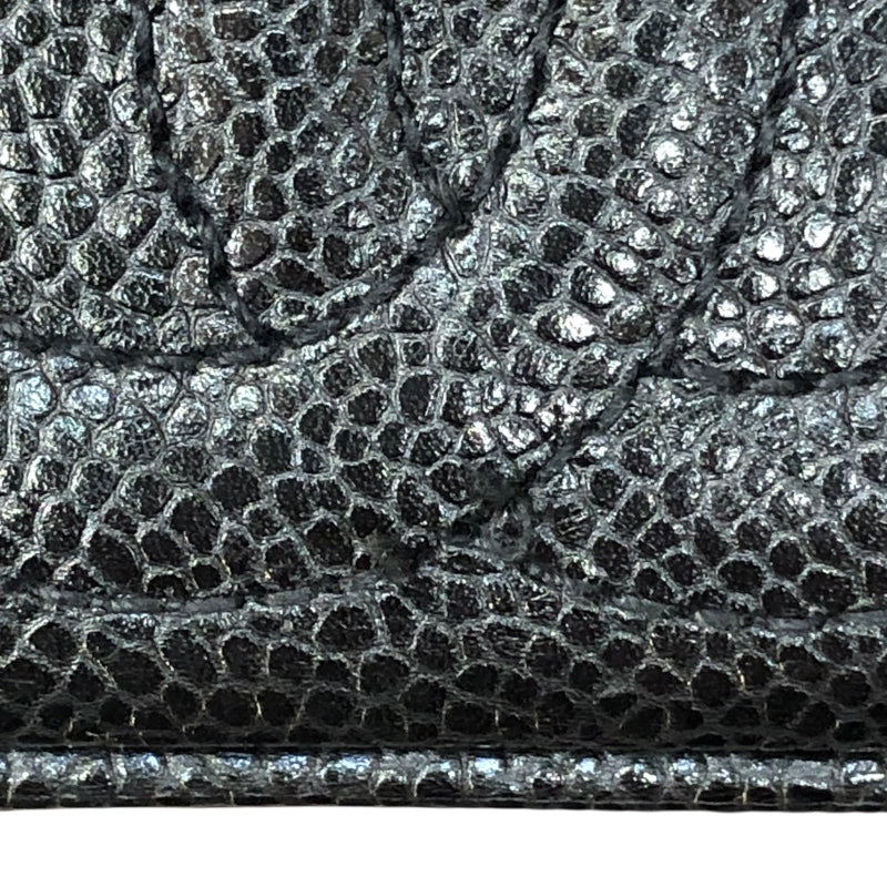 シャネル CHANEL パニティ A01997 ブラック/ゴールド金具 キャビアスキン レディース ハンドバッグ
