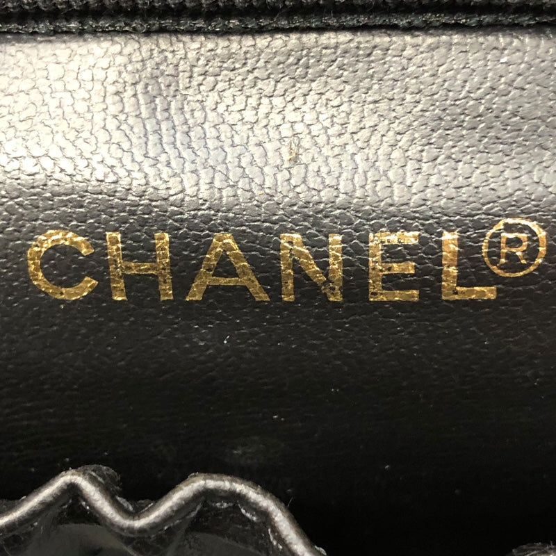 シャネル CHANEL パニティ A01997 ブラック/ゴールド金具 キャビアスキン レディース ハンドバッグ