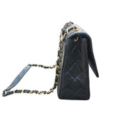 シャネル CHANEL チェーンショルダー ブラック　GD金具 ラムスキン ユニセックス ショルダーバッグ