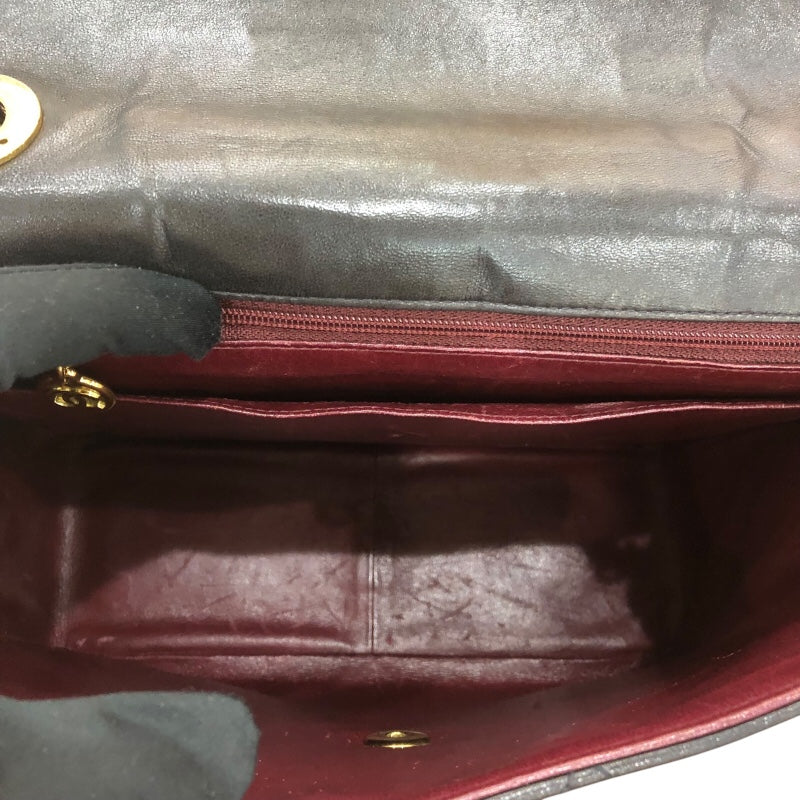 シャネル CHANEL チェーンショルダー ブラック　GD金具 ラムスキン ユニセックス ショルダーバッグ