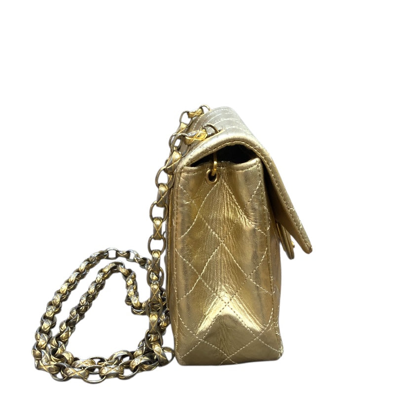 シャネル CHANEL マトラッセチェーンショルダー ゴールド GD金具 ラムスキン レディース ショルダーバッグ