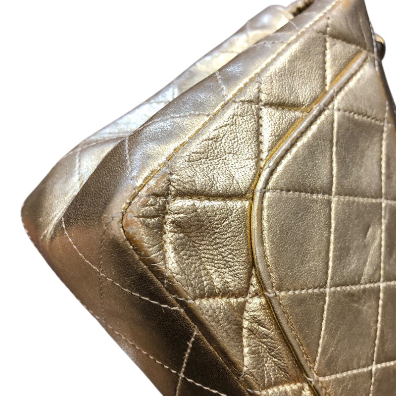 シャネル CHANEL マトラッセチェーンショルダー ゴールド GD金具 ラムスキン レディース ショルダーバッグ