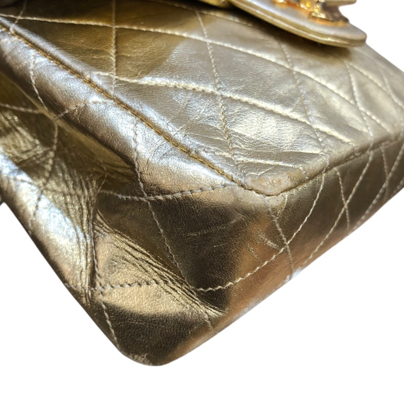 シャネル CHANEL マトラッセチェーンショルダー ゴールド GD金具 ラムスキン レディース ショルダーバッグ