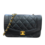 シャネル CHANEL ダイアナ22 A01164 ブラック　GD金具 ラムスキン レディース ショルダーバッグ