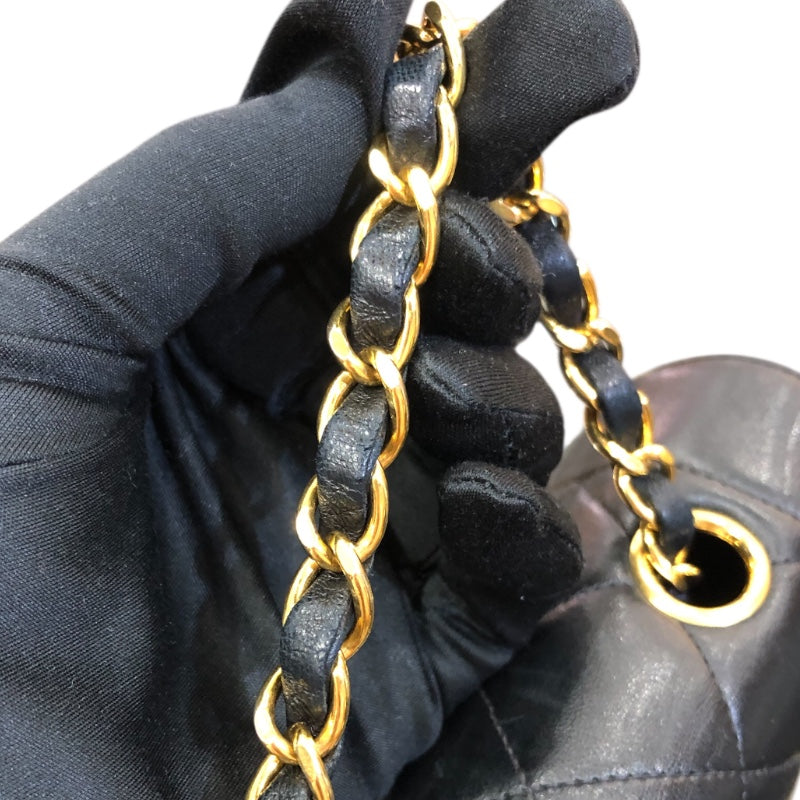 シャネル CHANEL ダイアナ22 A01164 ブラック　GD金具 ラムスキン レディース ショルダーバッグ