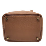 エルメス HERMES ピコタンロックPM Y刻 ゴールド×GD金具 トリヨン レディース ハンドバッグ