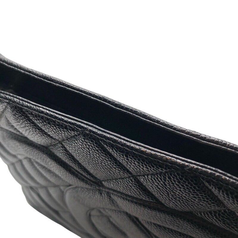 シャネル CHANEL 復刻トート A01804 ブラック/SV金具 キャビアスキン レディース トートバッグ
