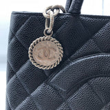 シャネル CHANEL 復刻トート A01804 ブラック/SV金具 キャビアスキン レディース トートバッグ