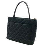 シャネル CHANEL 復刻トート A01804 ブラック/SV金具 キャビアスキン レディース トートバッグ